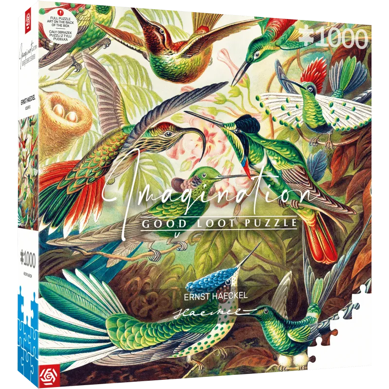 Good Loot - Imagination Puzzle - 1000 - Ernst Haeckel, Hummingbirds