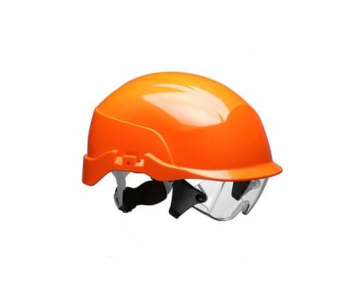Centurion Spectrum sikkerhedshjelm vent. m/brille, Hi-Vis, 1000V