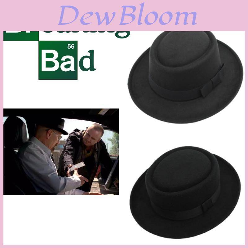 Breaking Bad Pork Pie Hatt Klassisk Svart Ullhatt För Män cm black