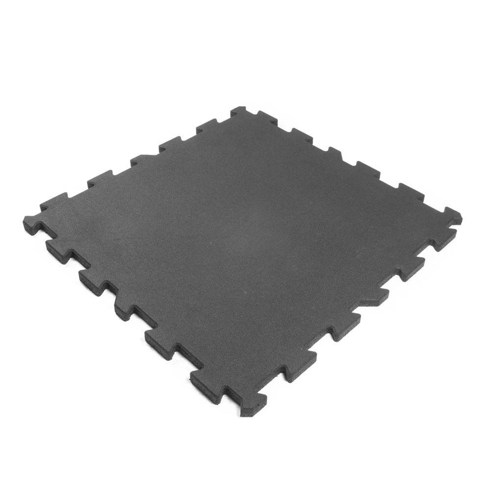 Nordic Fighter Gummigolv 1 x 1m, Pussel, C1X yta - Black
