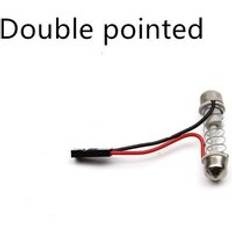 1 st led lampa festoon 18 smd 24 smd 36 smd 48 smd 31mm 42mm t10 led lampa cob 12v 450lm vita bil interiör kupol läsbagage lampor - Dubbel