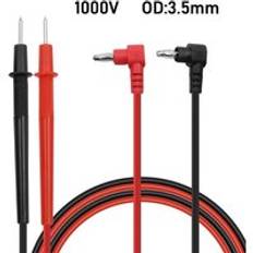 Pt1005 1000v 10a probe testledningar stift för digital multimeter nålspets multimeter tester ledning sond tråd penna kabel - Uppsättning 2