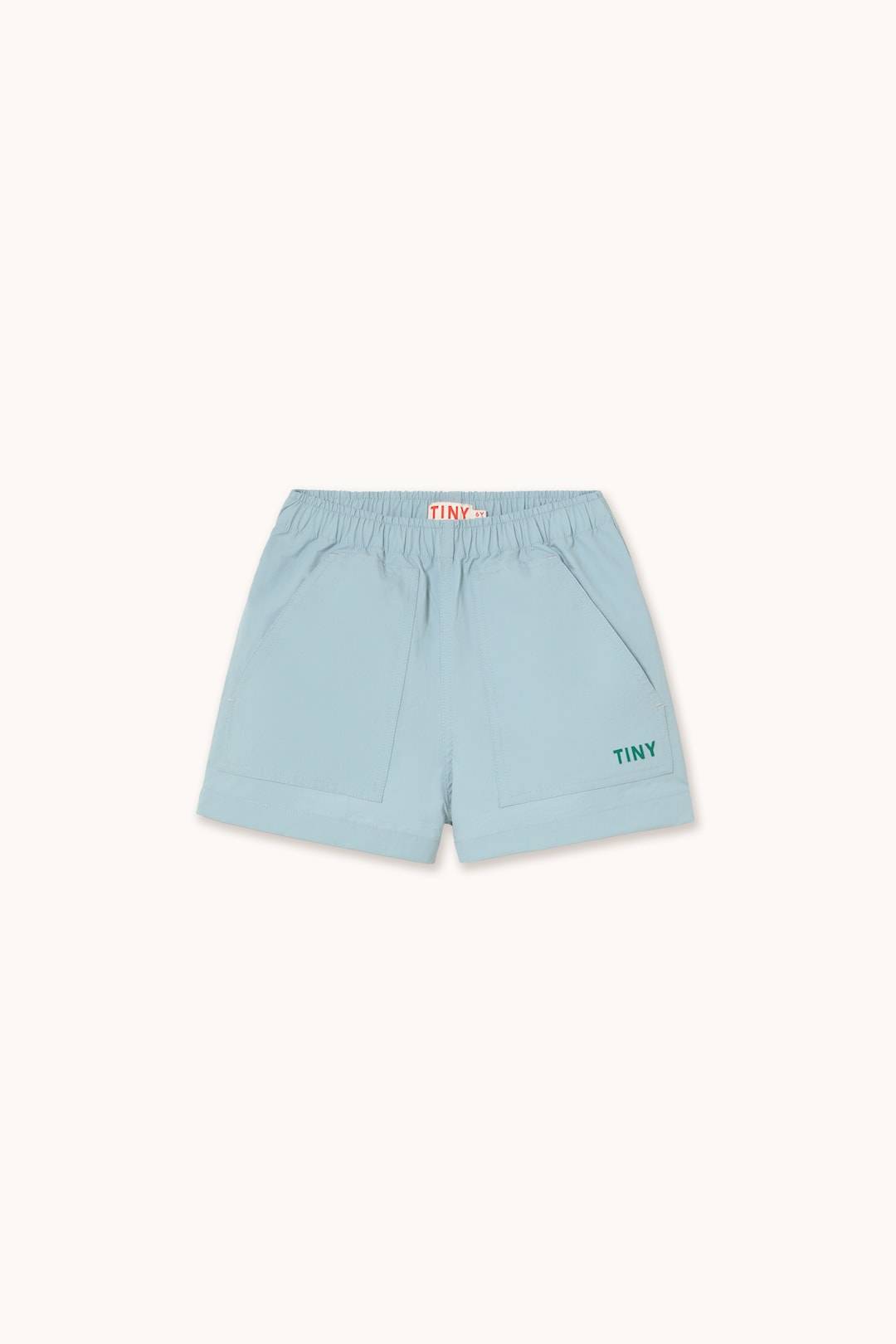 Tinycottons Solid Vævede Shorts Washed Blue Washed Blue 4 Y Blå 4 år Drenge