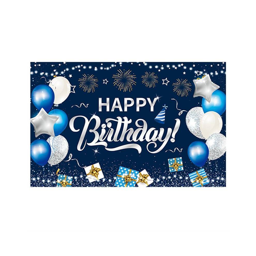 115X180cm Happy Birthday Photography Backdrop Glitter Balloon Birthday Party Photo Background Photography Cloth