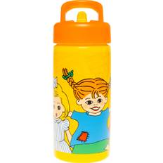 Pippi Långstrump Vattenflaska 410 ml, Gul