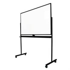 FTI - ECO - Whiteboard dobbeltsidet på hjul 180x120 (sort/hvid)