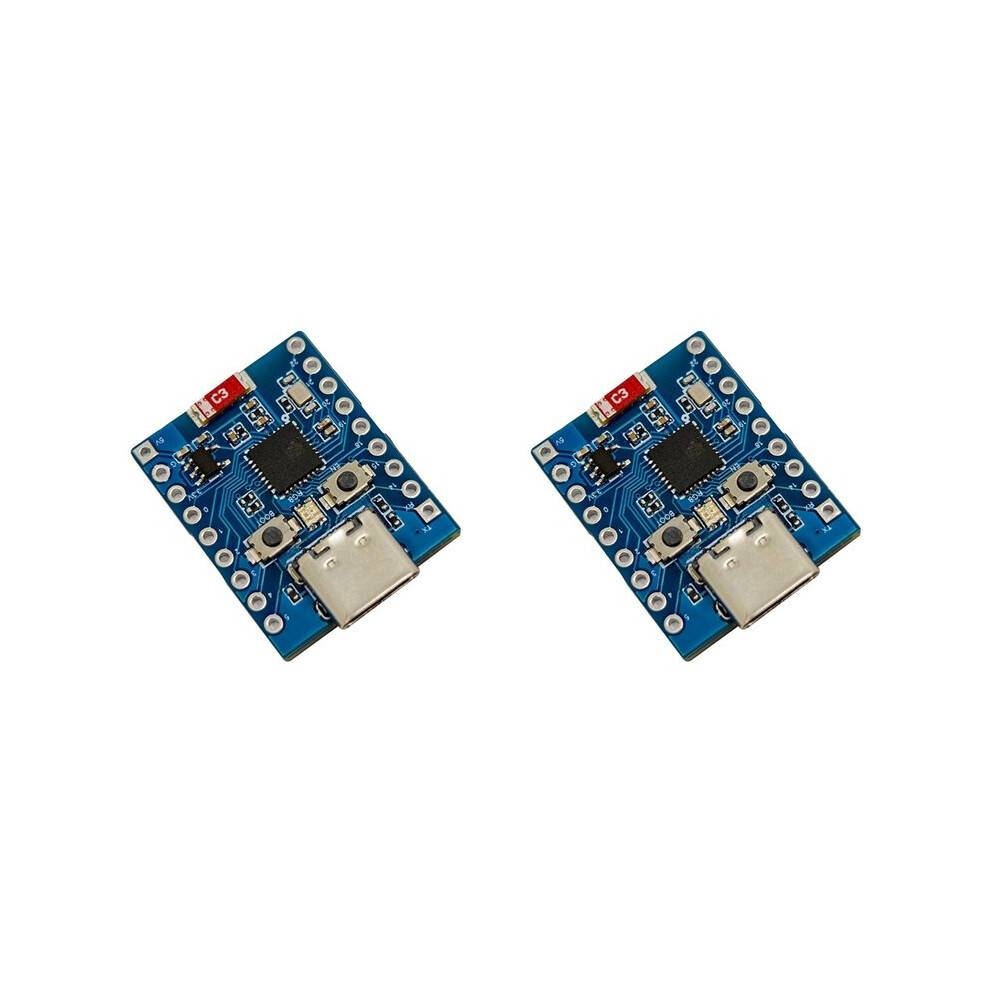 2X ESP32C6-TINY SuperMini Microcontroller Development Board Support WIFI with Onboard WS2812 ESP32-C6FH4