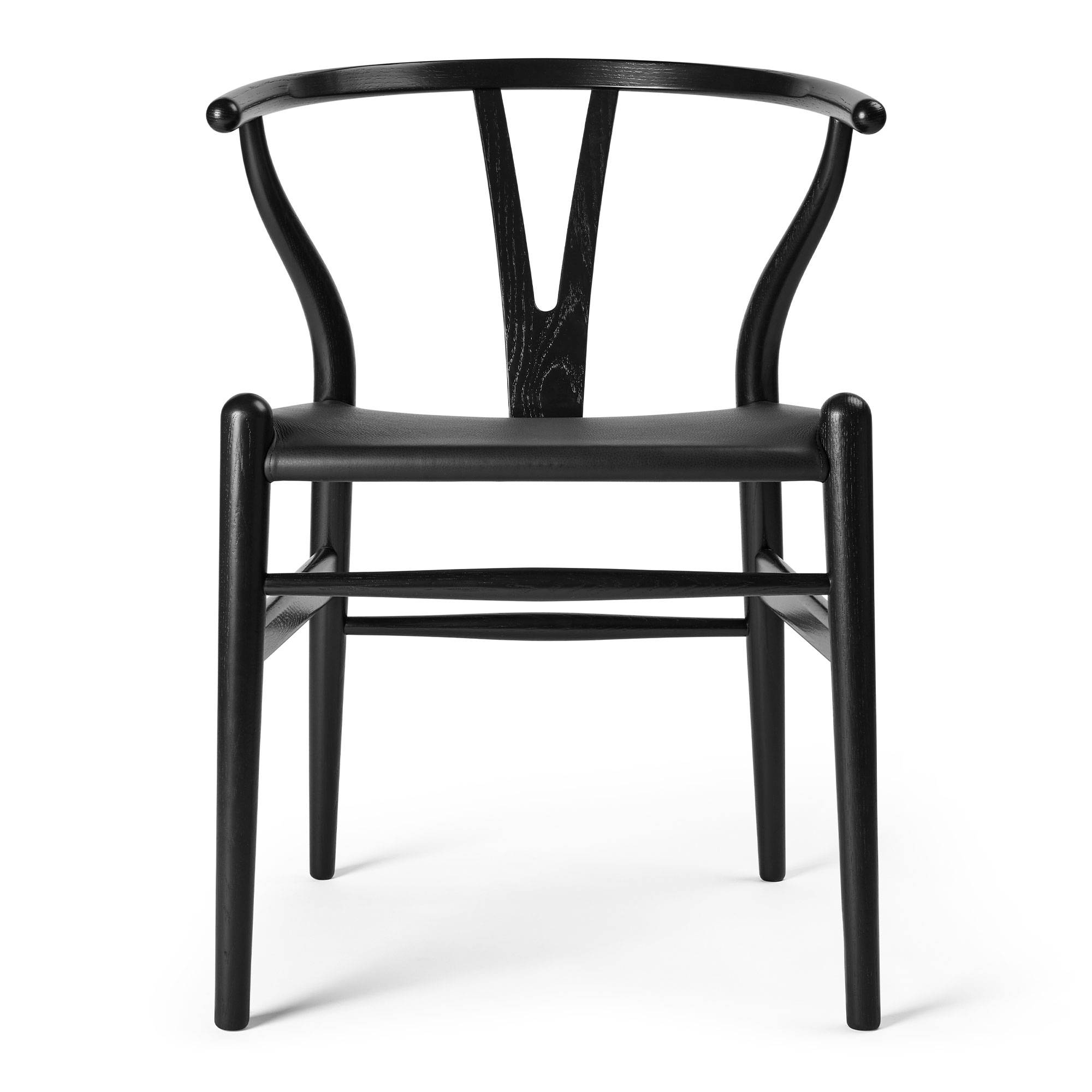 CH24P Y-stol af Hans J. Wegner Sortlakeret Eg / Thor 301.
