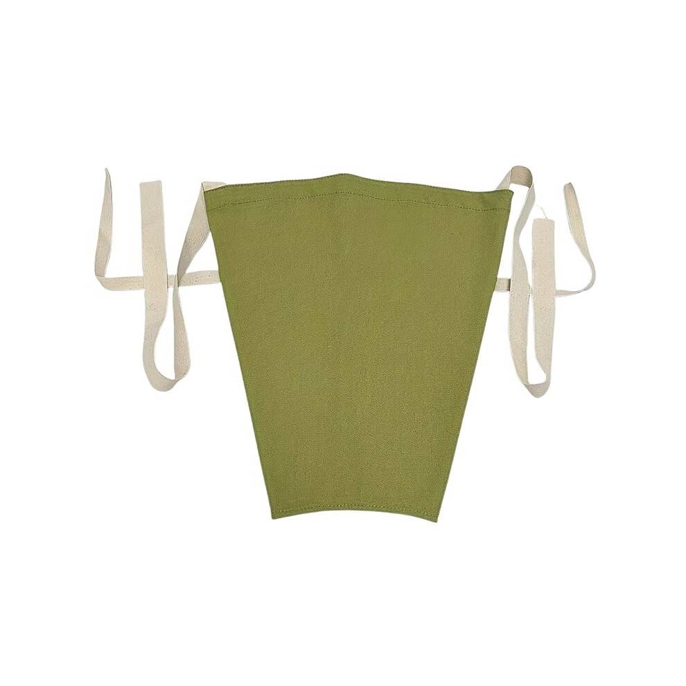 Canvas Flower Tote Bag with Tie Closure, Eco-Friendly Florist Bouquet Carrier for Wedding, Gift Packaging