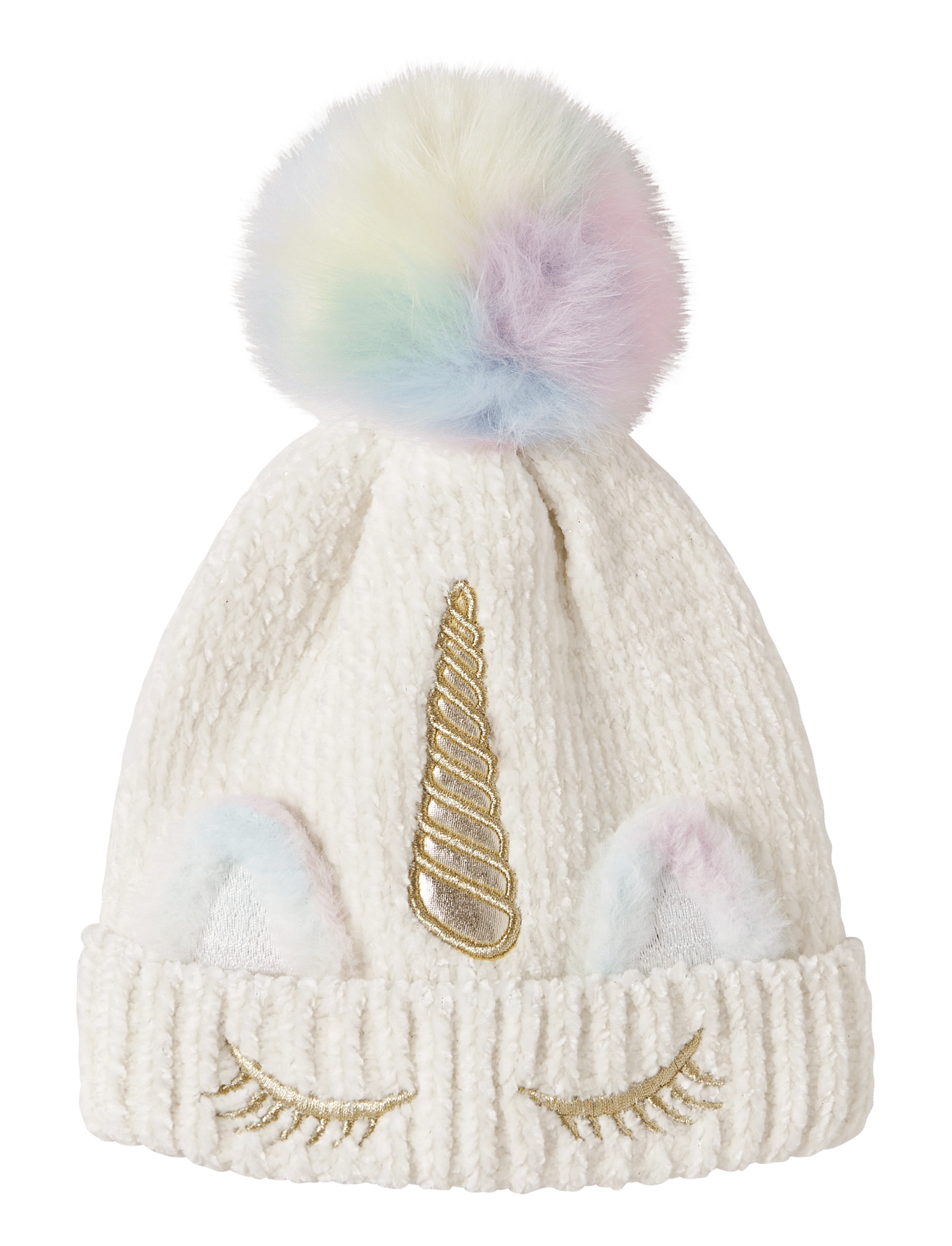 name it Nmfmetea Knit Beanie2 - White - 47-49