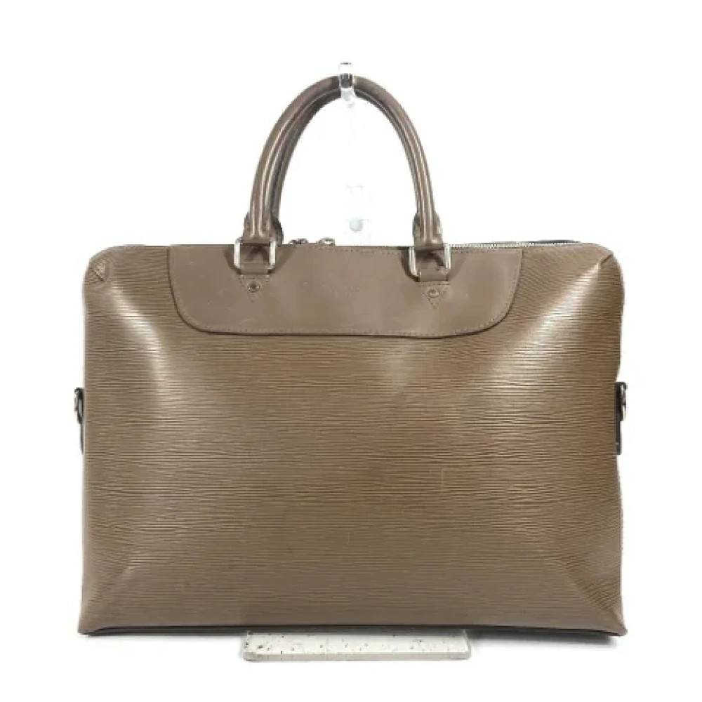 Louis Vuitton Vintage Pre-owned Epi Leather Briefcase / Tote - Vintage - Dame - Brun - ONE SIZE - Uld
