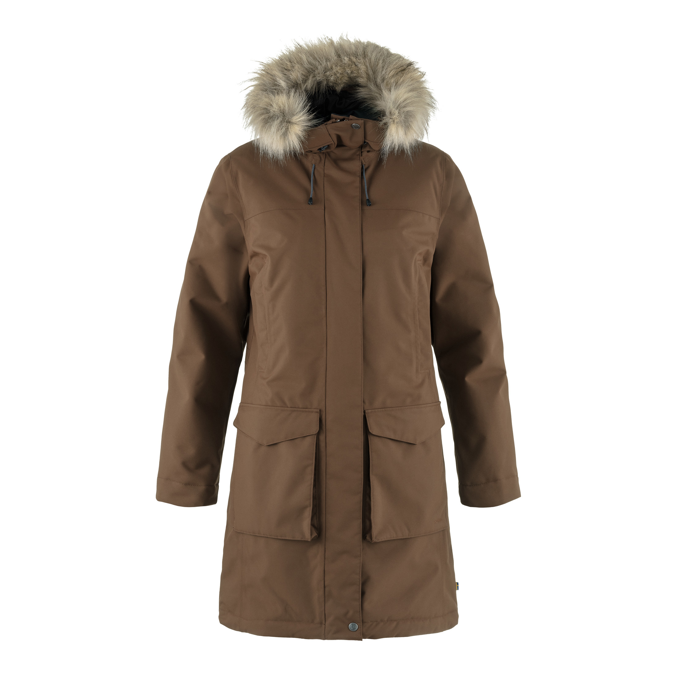 Fjällräven Nuuk Lite Parka W - Dark Oak (Størrelse: XL).