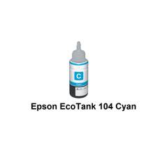 Epson 104 Cyan (Blå) kompatibel Blækrefill Indeholder 70ml.