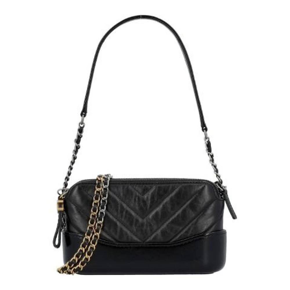 Chanel Vintage Pre-owned Gabrielle Clutch - Vintage - Dame - Sort - ONE SIZE - Uld