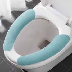 1 Pair Self Adhesive Toilet Seat Cover For All Seasons