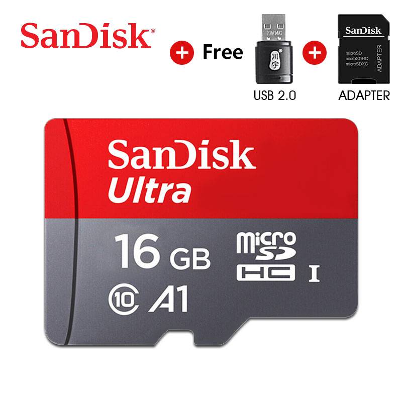 Sandisk minneskort 64gb flash-kort 32gb klass 10 microsd tf-kort micro sd-kort 16gb tarjeta micro sd 128gb minneskort