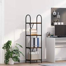 Hyllsystem Rökfärgad ek 40 x 30 x 146 cm Konstruerat trä