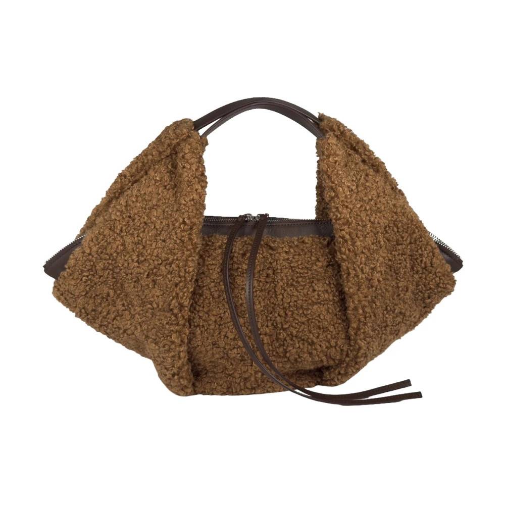 Vic Matié Shirley Teddy Bag - Tasker - Dame - Brun - ONE SIZE - Uld