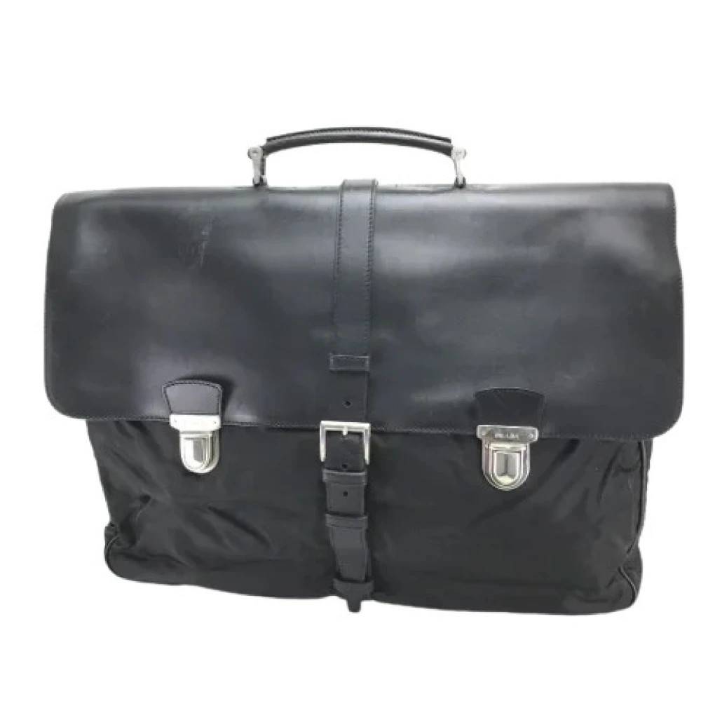 Prada Vintage Pre-owned Vintage Håndtaske - Vintage - unisex - Sort - ONE SIZE - Læder