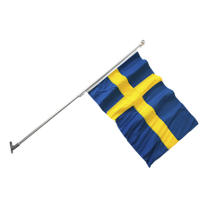 Svensk fasadflagga 150 cm