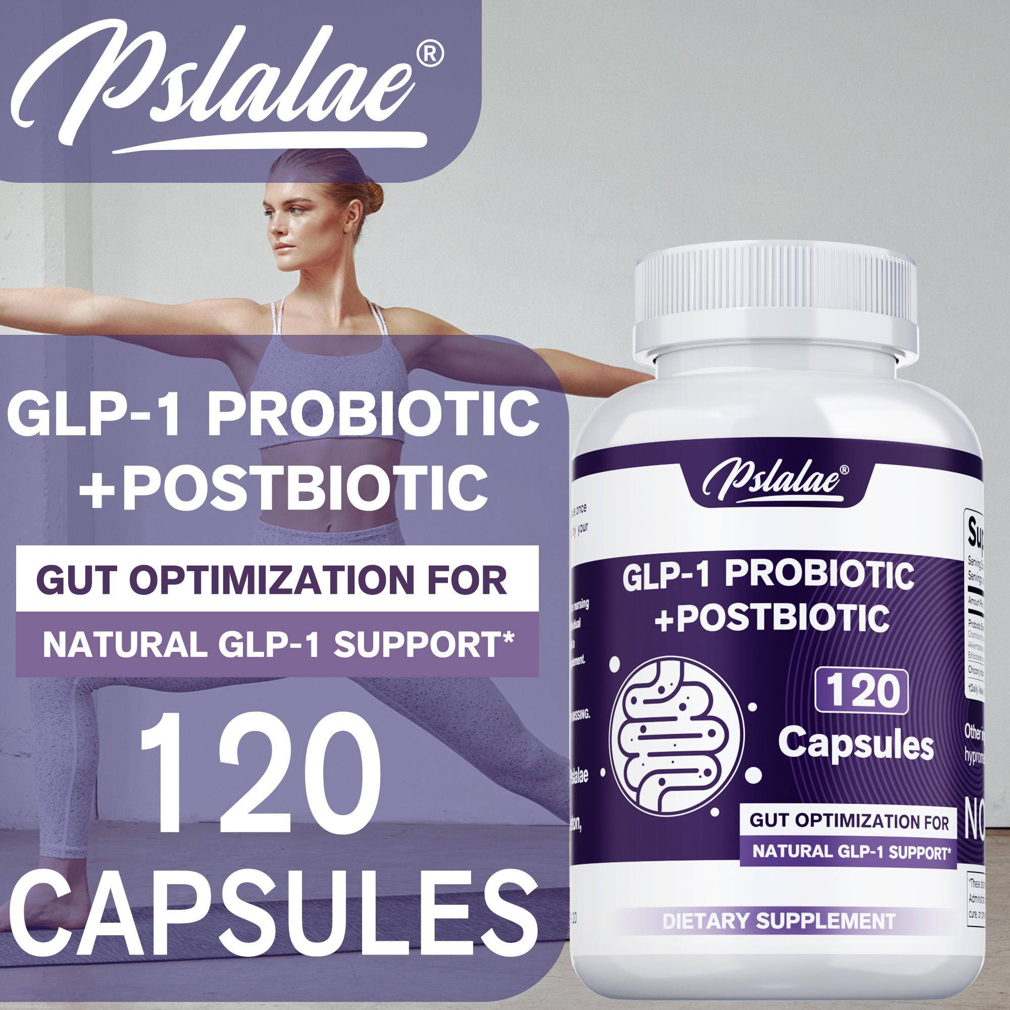 Probiotika- och Postbiotika-blandning för Naturligt GLP-1-stöd — Stödjer långsiktig metabol hälsa på tarmnivå