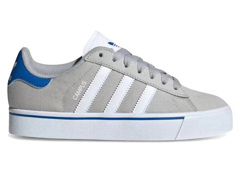 adidas Campus Vulc Grey White Blue (GS) - 36