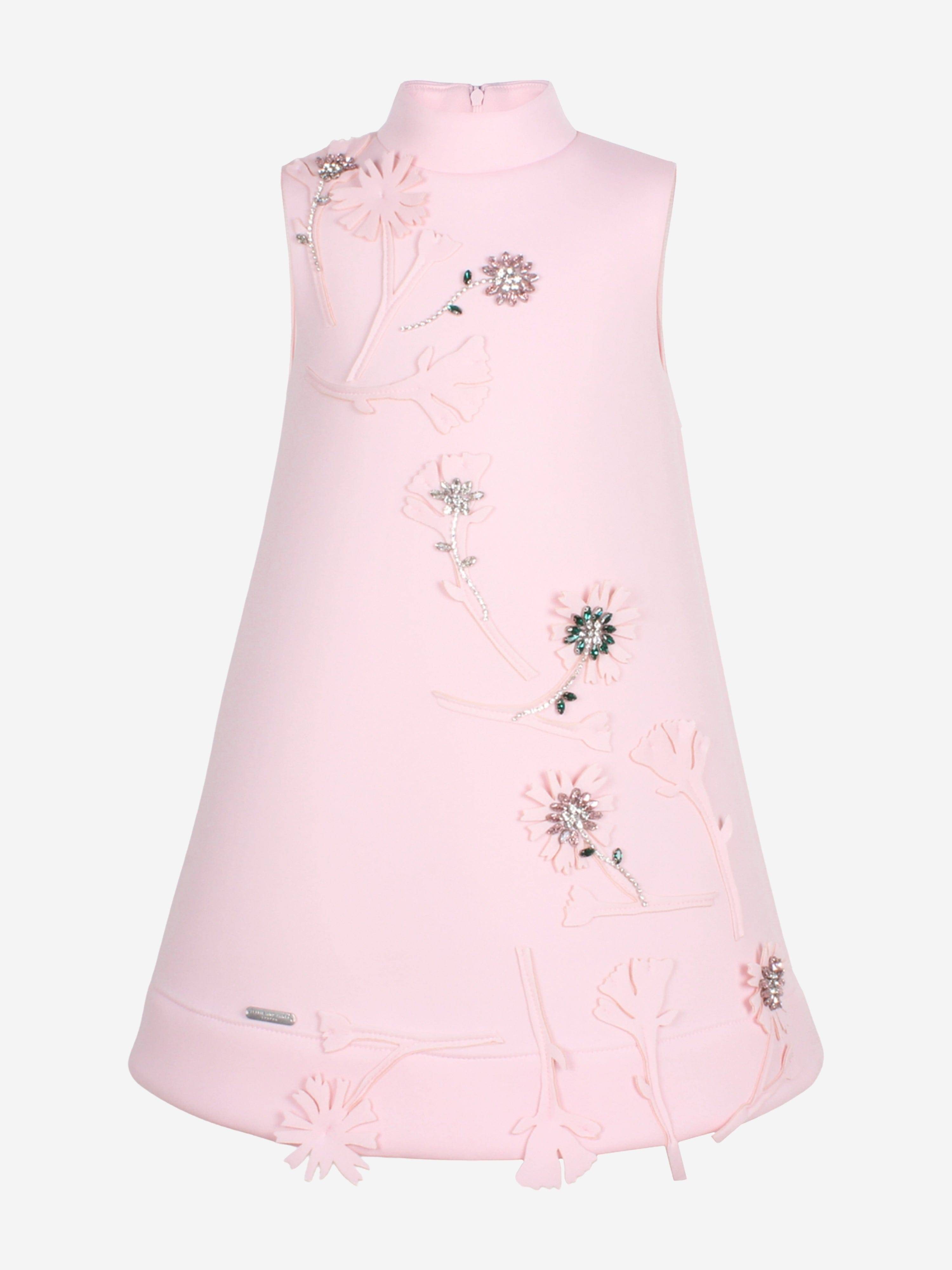Jessie And James Girls Spring In Step Dress in Pink - Pink / 4 Yrs (4 Yrs)