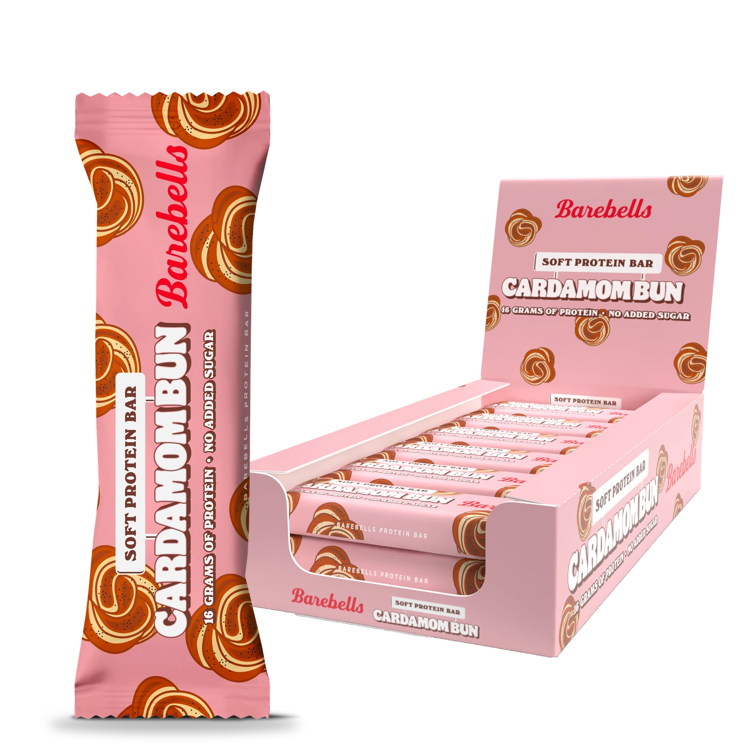 Barebells Soft Protein Bar - Cardamom Bun (12x 55g) - Proteinbar