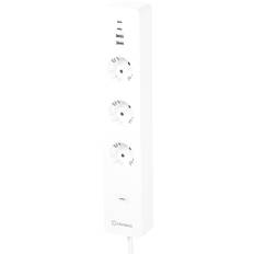 LEDVANCE Wifi SMART+ 3 WAY PLUG 3er Steckdosenleiste mit USB EU