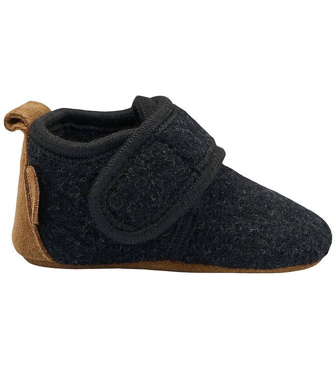 Mikk-Linew Hjemmesko - Prewalker Wool - Anthracite Melange - Mikk-Line - 23/24 - Hjemmesko