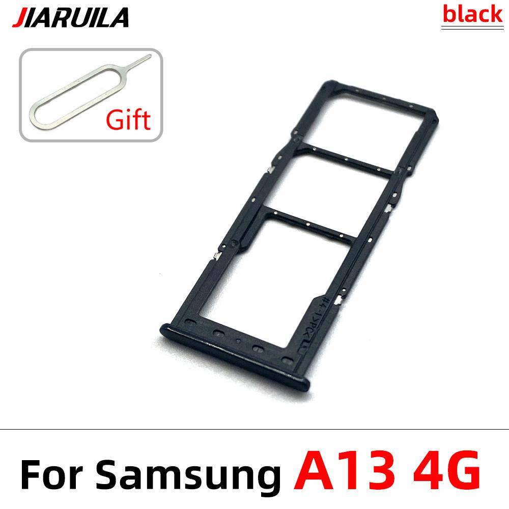 För Samsung A13 4G 5G Hållare för SIM-kortplats Micro SD-fack Reservdelar beige