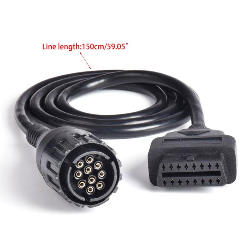 Ohp 10 to 16- stifts obd diagnostisk skanneradapter för bmw motorcyklar icom d-kabel