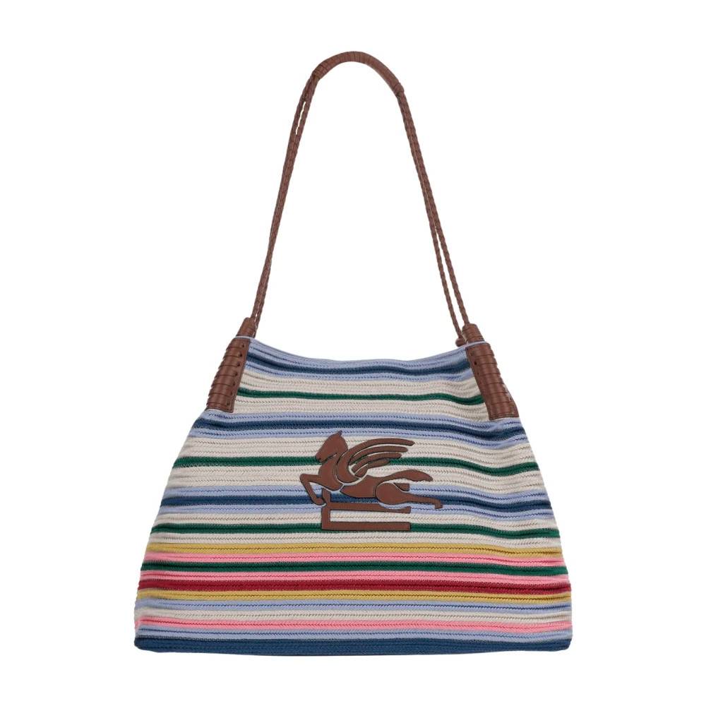 Etro Fashion Skuldertaske - Tasker - Dame - Flerfarvet - ONE SIZE - Uld