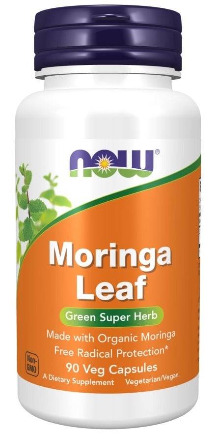 NOW - Moringablad, 90 kapslar
