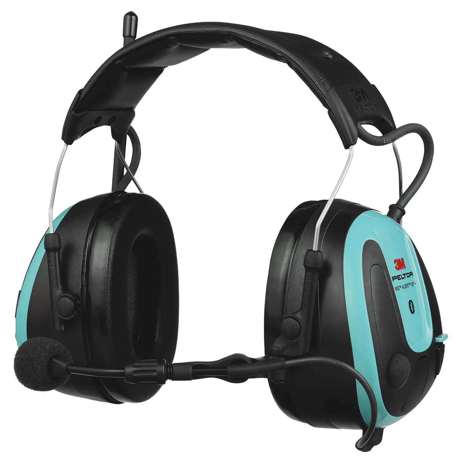 3M Peltor WS Alert XP+ høreværn med Bluetooth, Turkis