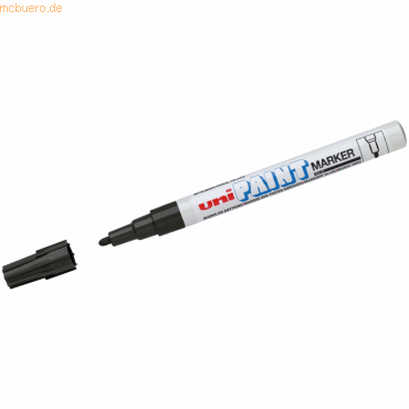 12 x Uni-Ball Lackmalstift Uni-Paint PX-21 1-1,5 mm schwarz