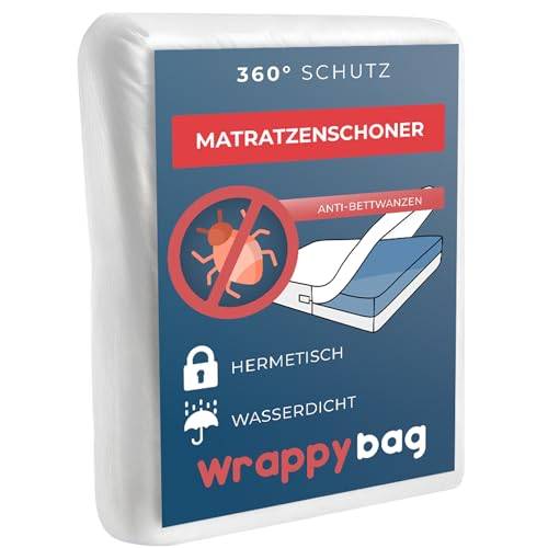 Wrappybag Bettwanzen Matratzenbezug Wasserdicht - Milbenbezug 140x200x20