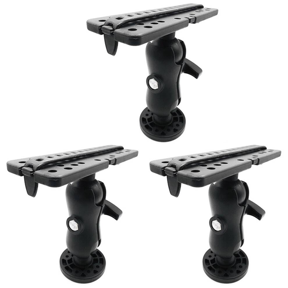3X Mount with Fish Finder and Universal Mounting Plate Kayak Accessories
