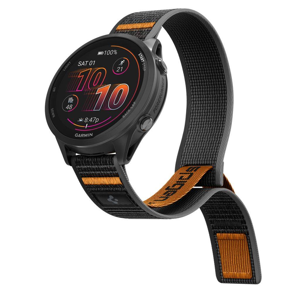 Spigen Athlex Air Garmin Forerunner 970 Active Svart Orange
