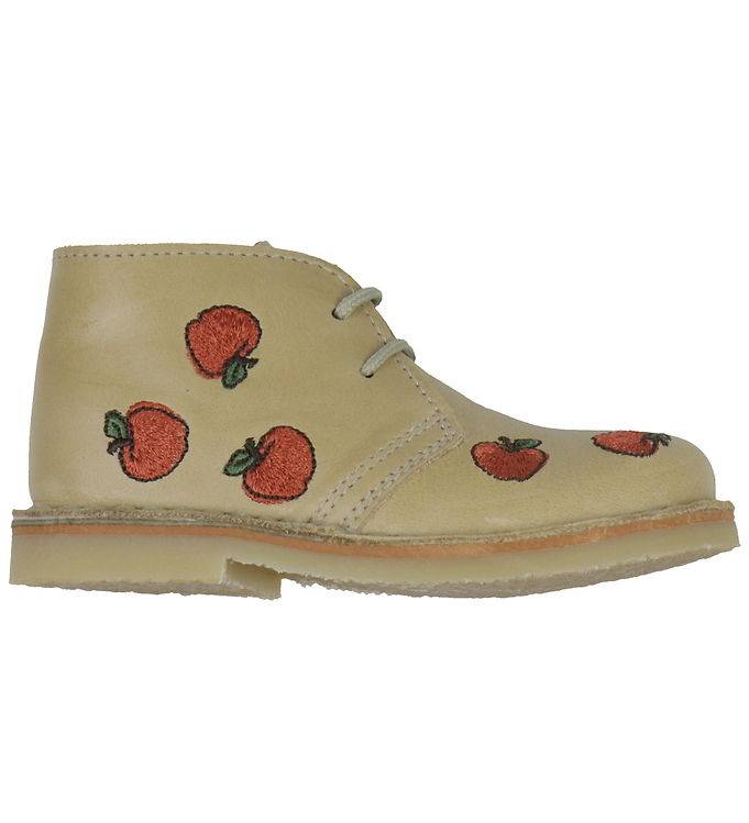 Pom Pom Sko - Dessert Lace - Dark Camel - Pom Pom - 26 - Sko