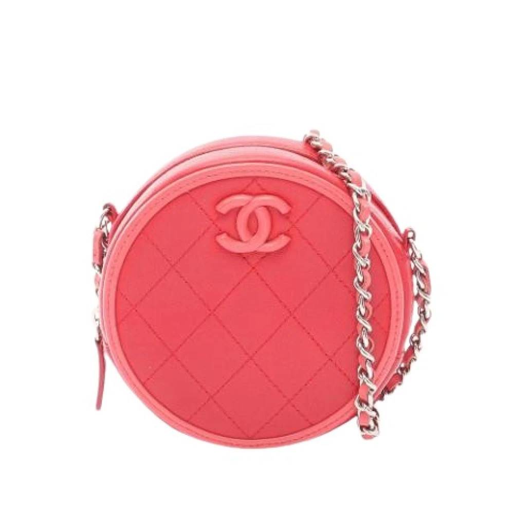 Chanel Vintage Pre-owned Vintage Skuldertaske - Vintage - Dame - Rød - ONE SIZE - Uld