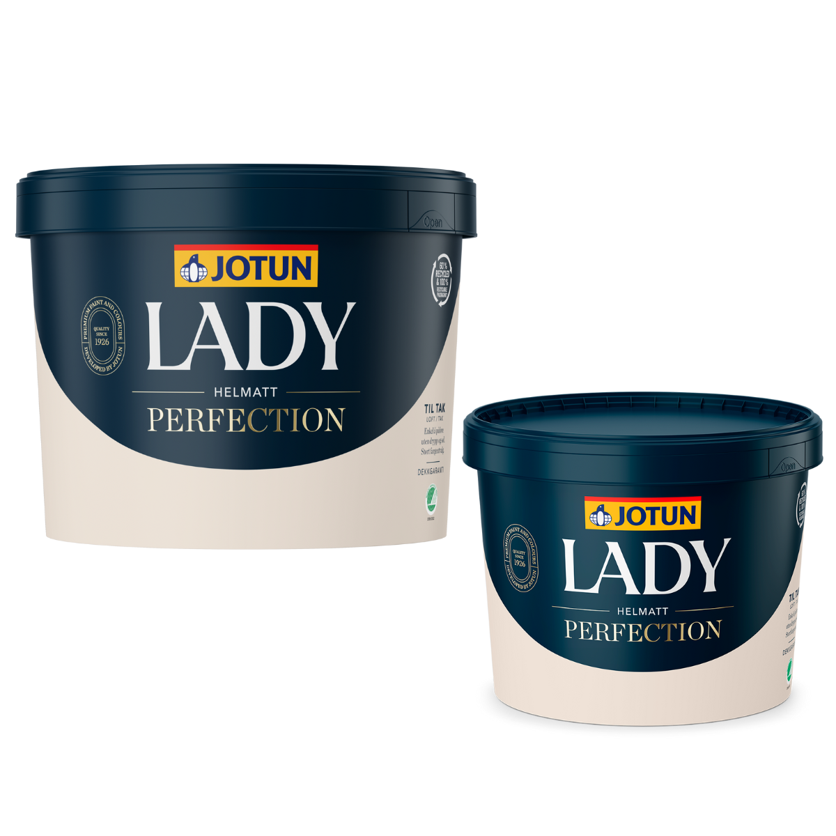Jotun Lady Perfection - Refleksfri loftmaling - 9 ltr..