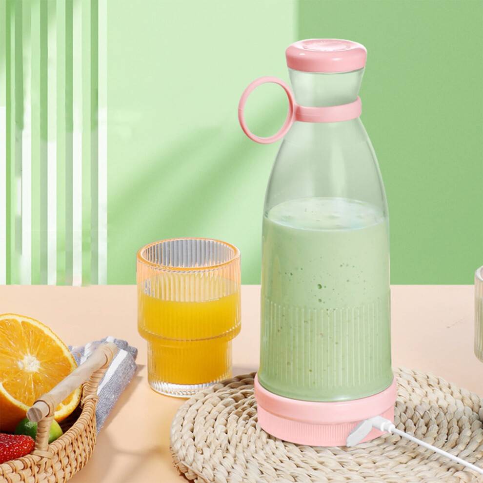 USB genopladelig bærbar blender med 6 blade, 380 ml