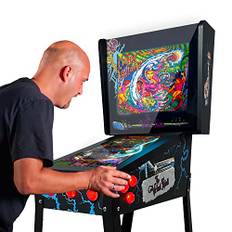 Flipper Virtueller, Playfield 18,5 Zoll, Backglass 15 Zoll, PC AMD Ryzen 5, 16GB RAM 256GB SDD, enthält mehr als 500 Visual Pinball-Boards und über 900 vertikale Arcade (Neue, VERBESSERTE Version)