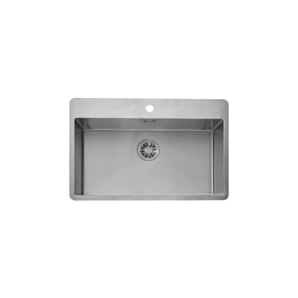 DISKHO SECHER FEDERICIA 700 BK2 ROSTFRITT STÅL 740X500MM GRÅ