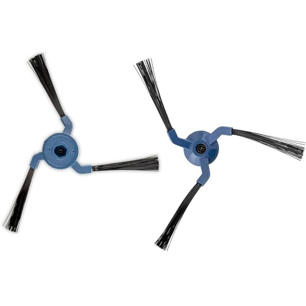 2-pack Sidoborstar - passar till Eufy X10 Pro Omni Svart