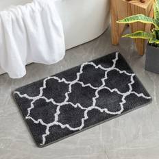 Bademåtte skridsikker absorberende bademåtte marokkansk flet bademåtte bademåtte brusebadsmåtte mikrofiber køkkenmåtter dør måtter inde magiske måtter