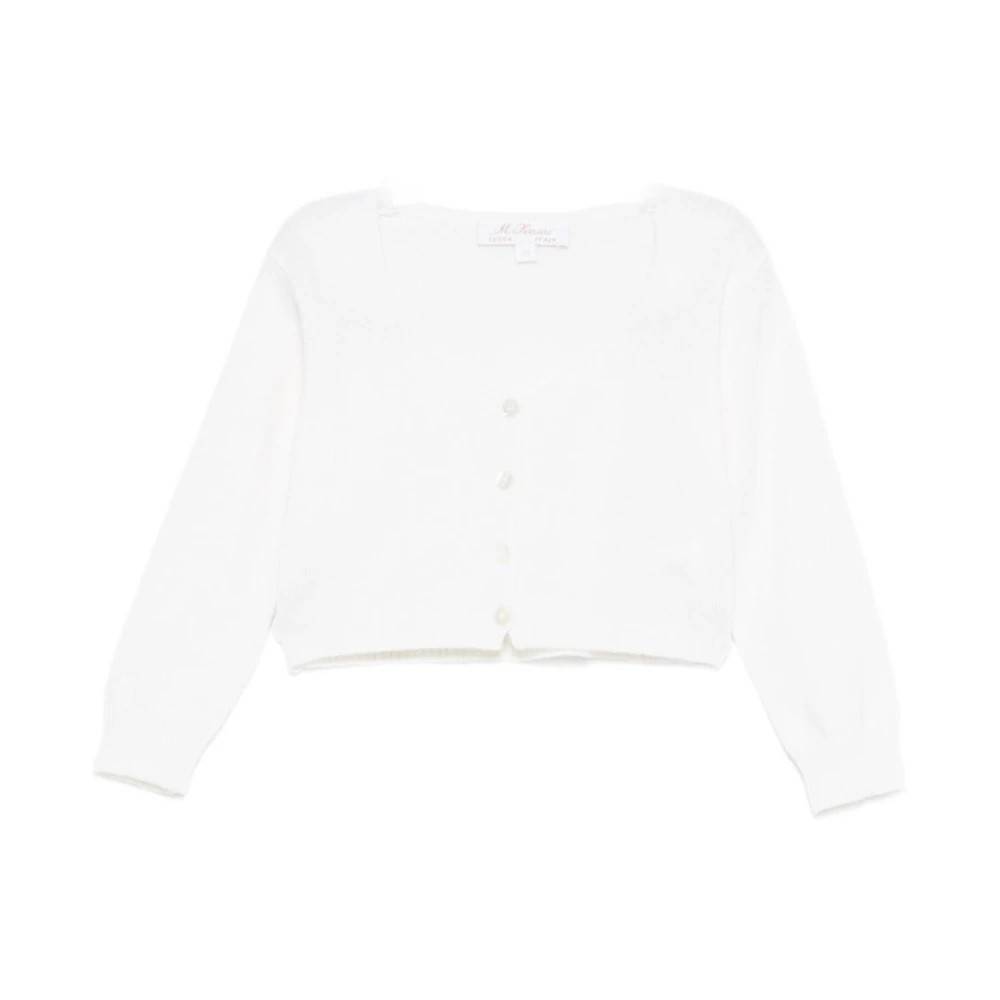 Mariella Ferrari Cardigan con bottoni - Kids - unisex - Hvid - 86 CM -