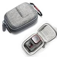 BeisDirect Mini bärväska för Insta360 Ace Pro/Ace väska skyddsfodral kropp sport kameraväska för Insta 360 Ace Pro/Ace kameratillbehör, 9,4 x 6,9 x 4,2 cm, Vit – enkel dragkedja, 9.4x6.9x4.2cm,