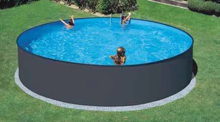 Summer Fun Basic Pool - Fritstående/nedgravet - Ø3,5 meter - 11 M3.